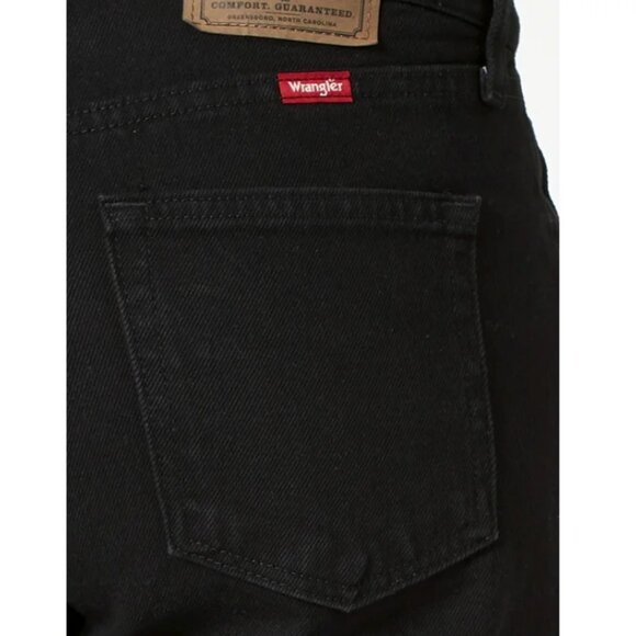 Wrangler Men's and Big Men's Relaxed Fit Jeans 38x32, Black - Picture 2 of 3